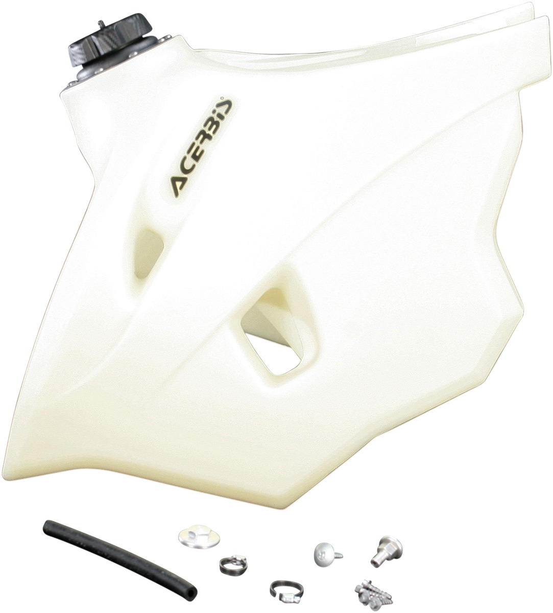 Large Capacity Fuel Tank - 4.1 Gallon, White - For 12-15 KTM 250-500 - Click Image to Close