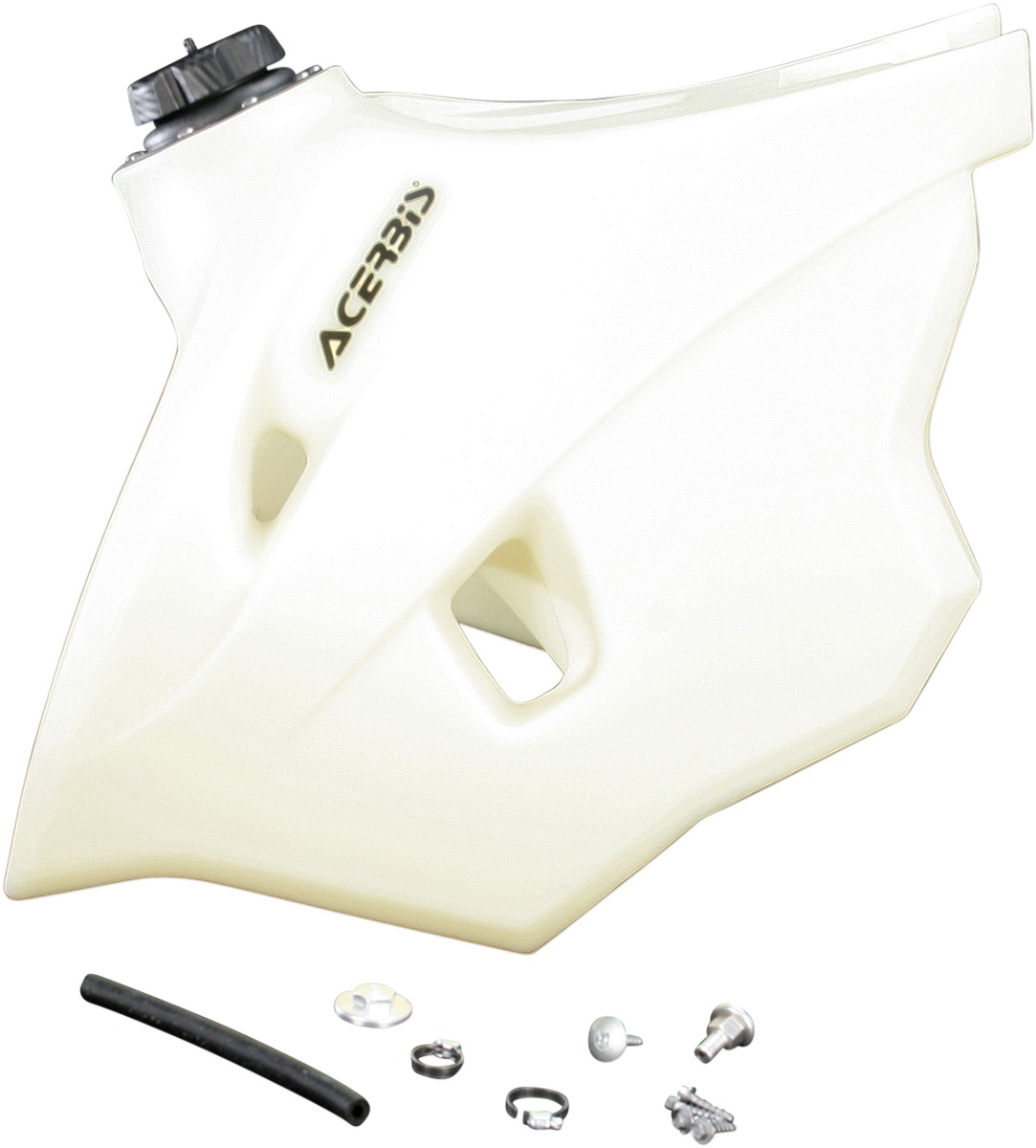 Large Capacity Fuel Tank - 4.1 Gallon, White - 12-15 KTM 250-500 - Click Image to Close