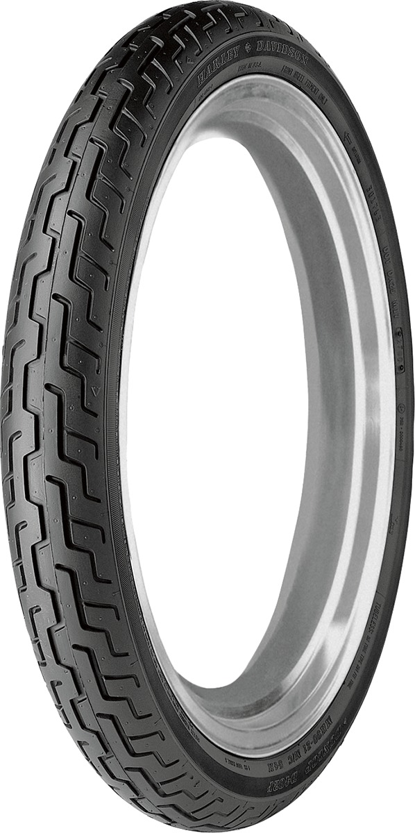D402F Black Wall MH90-21 Front Tire - For Harley Davidson - Click Image to Close
