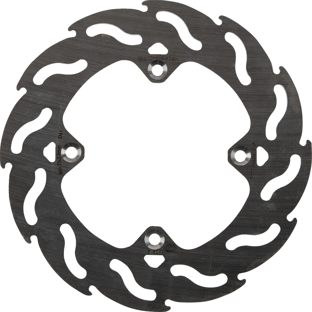 Moto-Master Flame Rear Brake Rotor Suzuki RM/Kawasaki KX 80 85 100 - Rear brake rotor for Suzuki RM85/Kawasaki KX80-100 - Click Image to Close