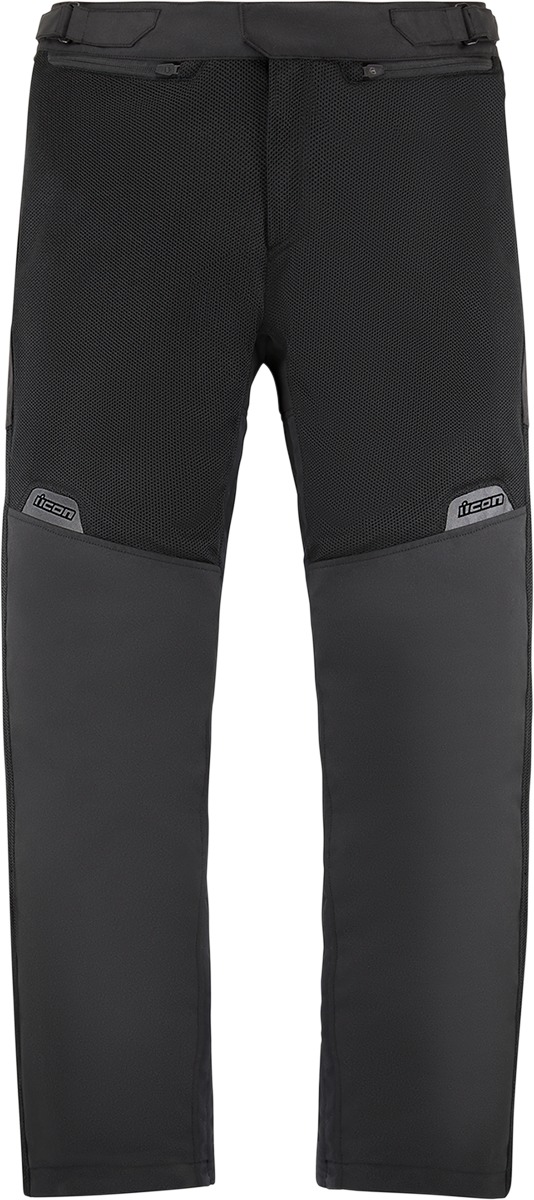 ICON Mesh AF Overpant Black Men's 2XL - Breathable overpant for street riding - Click Image to Close