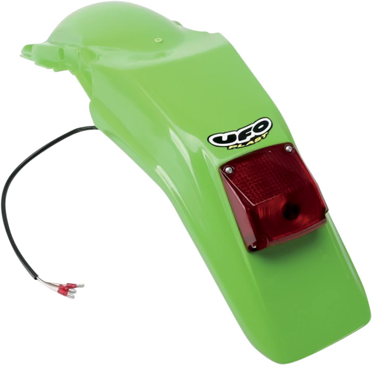 UFO Rear Fender with Light Green Fits 2005 Kawasaki KDX200/220 - Click Image to Close