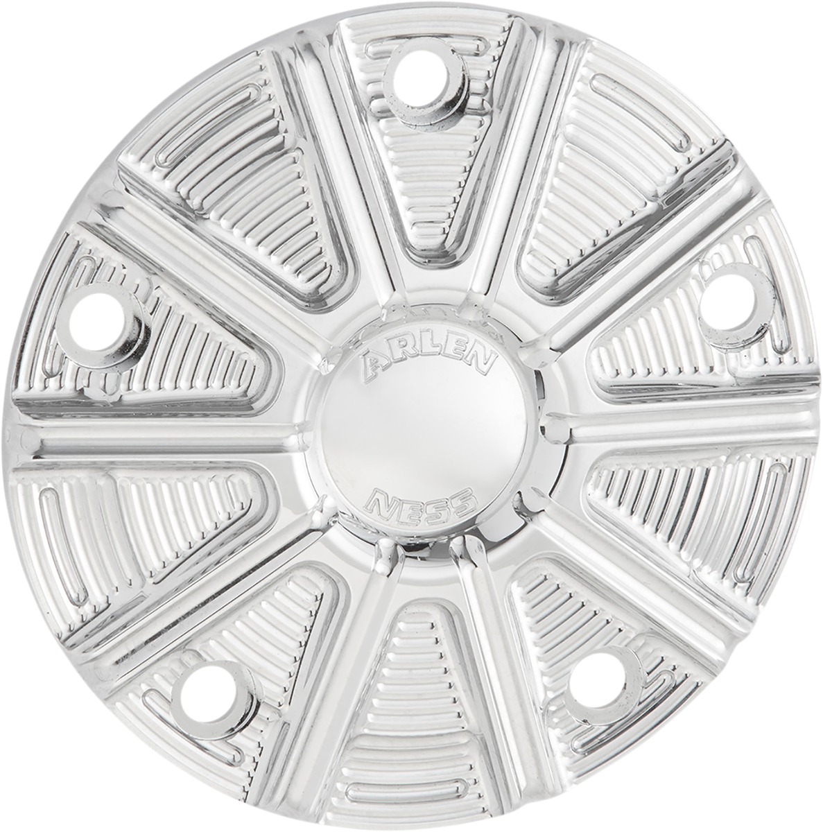 Arlen Ness 10-Gauge Ignition Cover Chrome - Click Image to Close