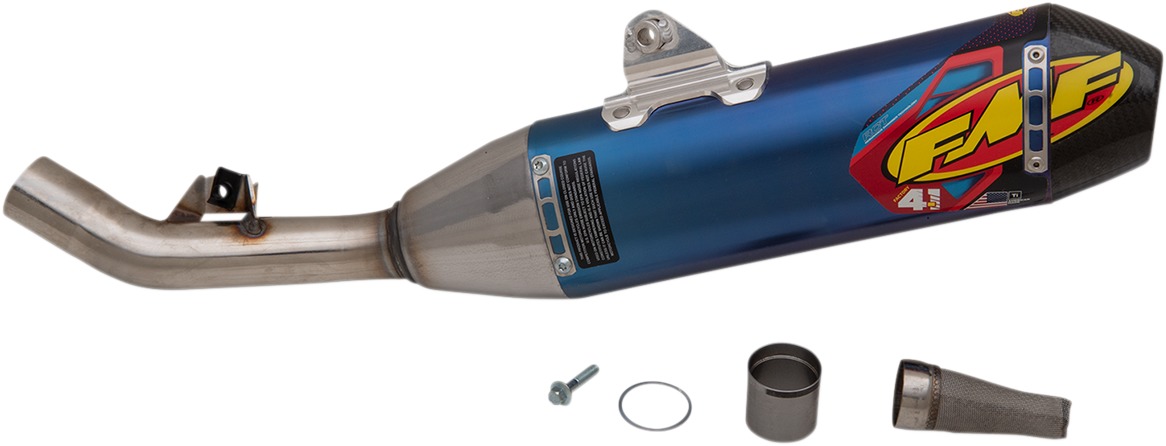 Anodized Factory 4.1 RCT Slip On Exhaust - For 19-25 Honda CRF450X - Click Image to Close