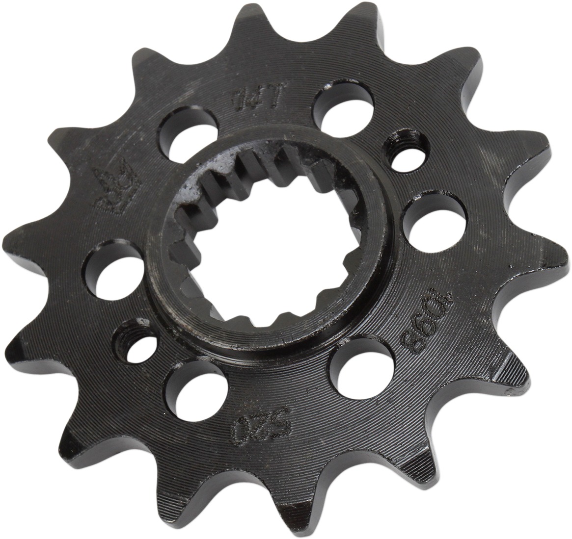 Driven 520 Steel Front Sprocket Black 14T - Click Image to Close