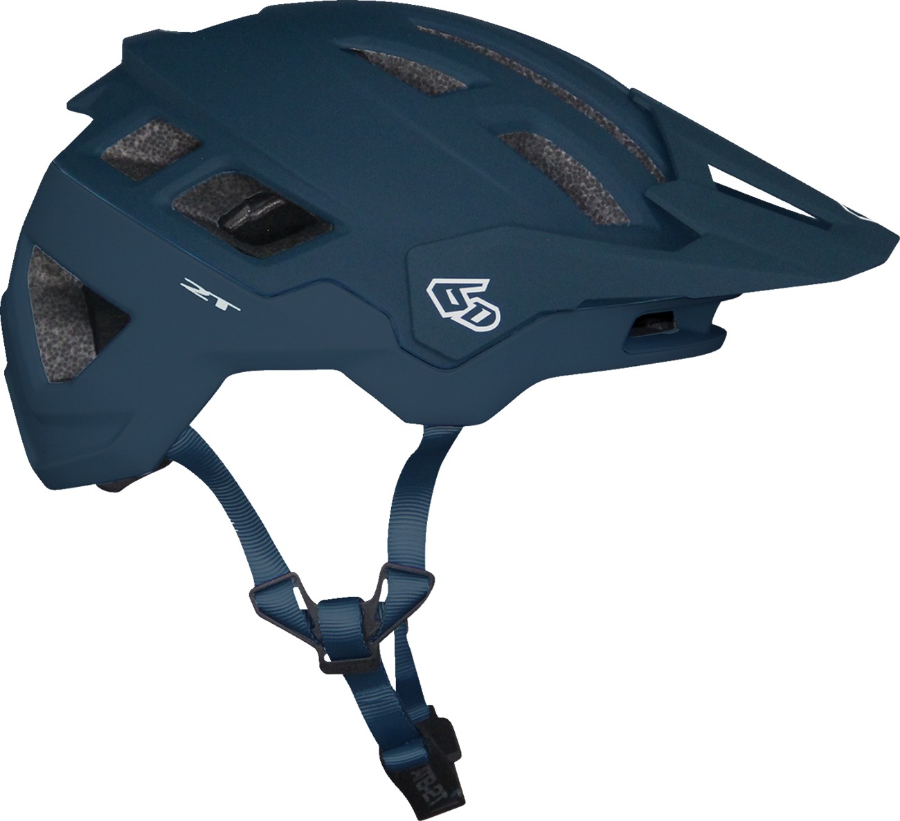 6D ATB-2T Ascent Bicycle Helmet M/L Matte Slate Blue - Unisex M/L Matte Slate Blue bicycle helmet - Click Image to Close