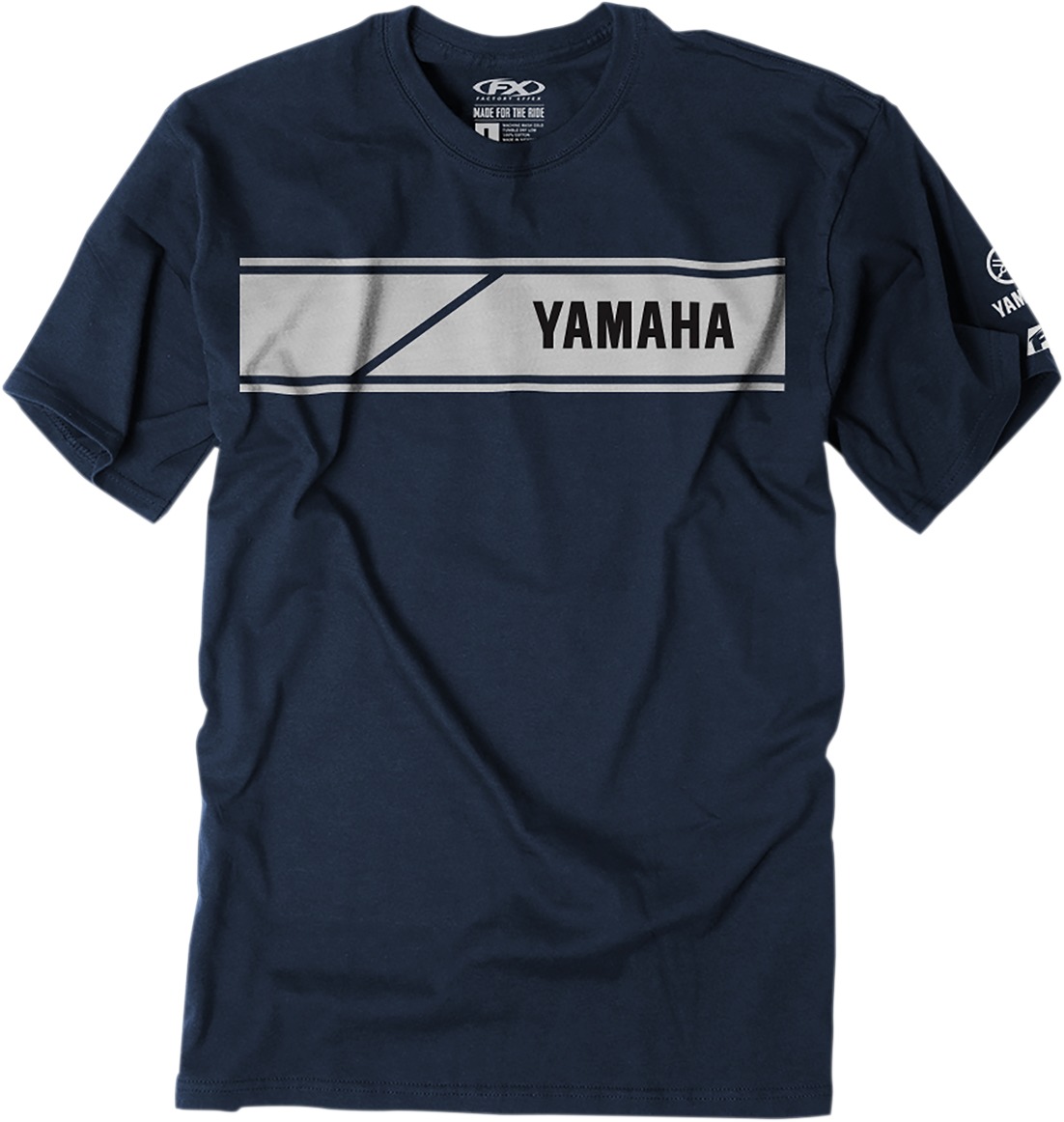 Men's Yamaha Speed Block Tee Navy XL by Factory Effex - Click Image to Close