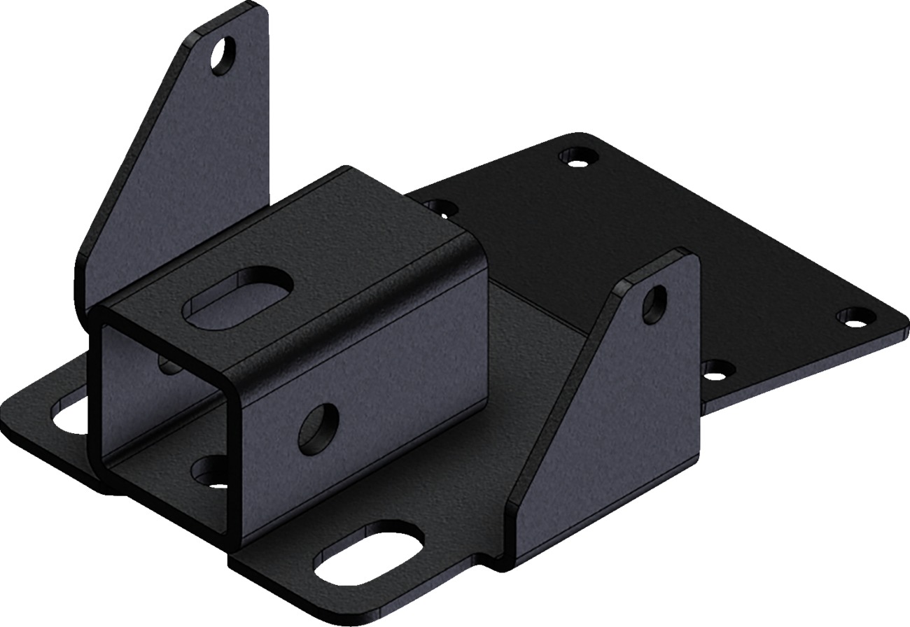 KFI Rear 2" Receiver Hitch Black Fits 17-23 Mule 400SX / 05-16 Mule 610 - Click Image to Close
