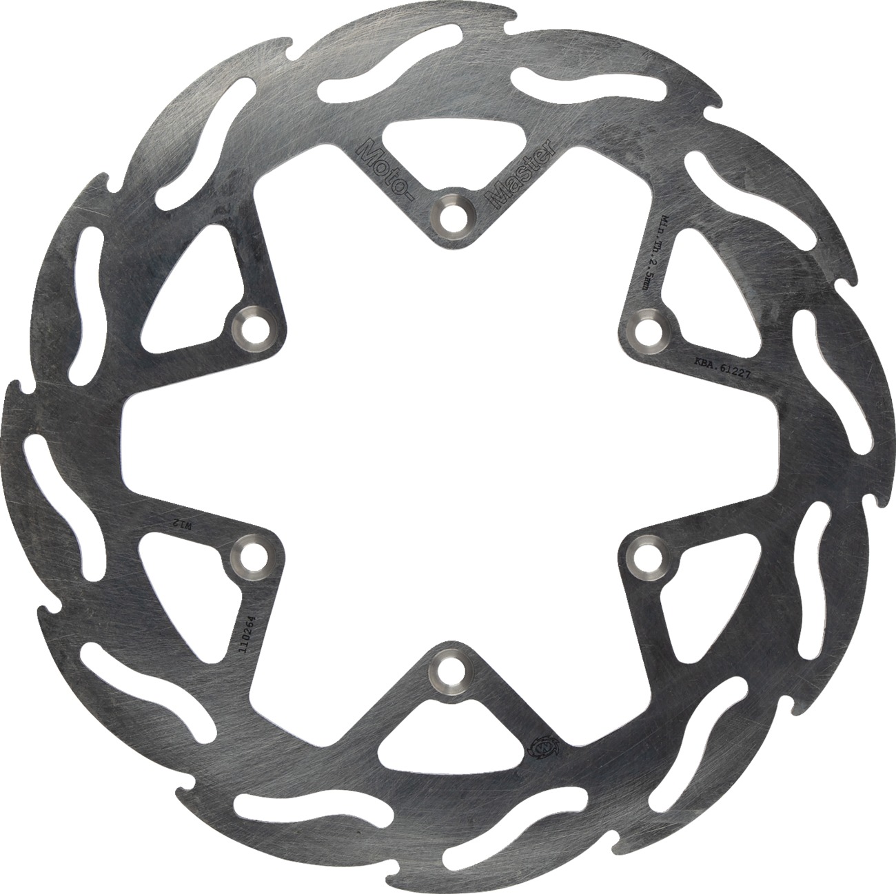 Moto-Master Flame Front Brake Rotor For Kawasaki KX80 KX100 - Front brake rotor for Kawasaki KX80/KX100 - Click Image to Close