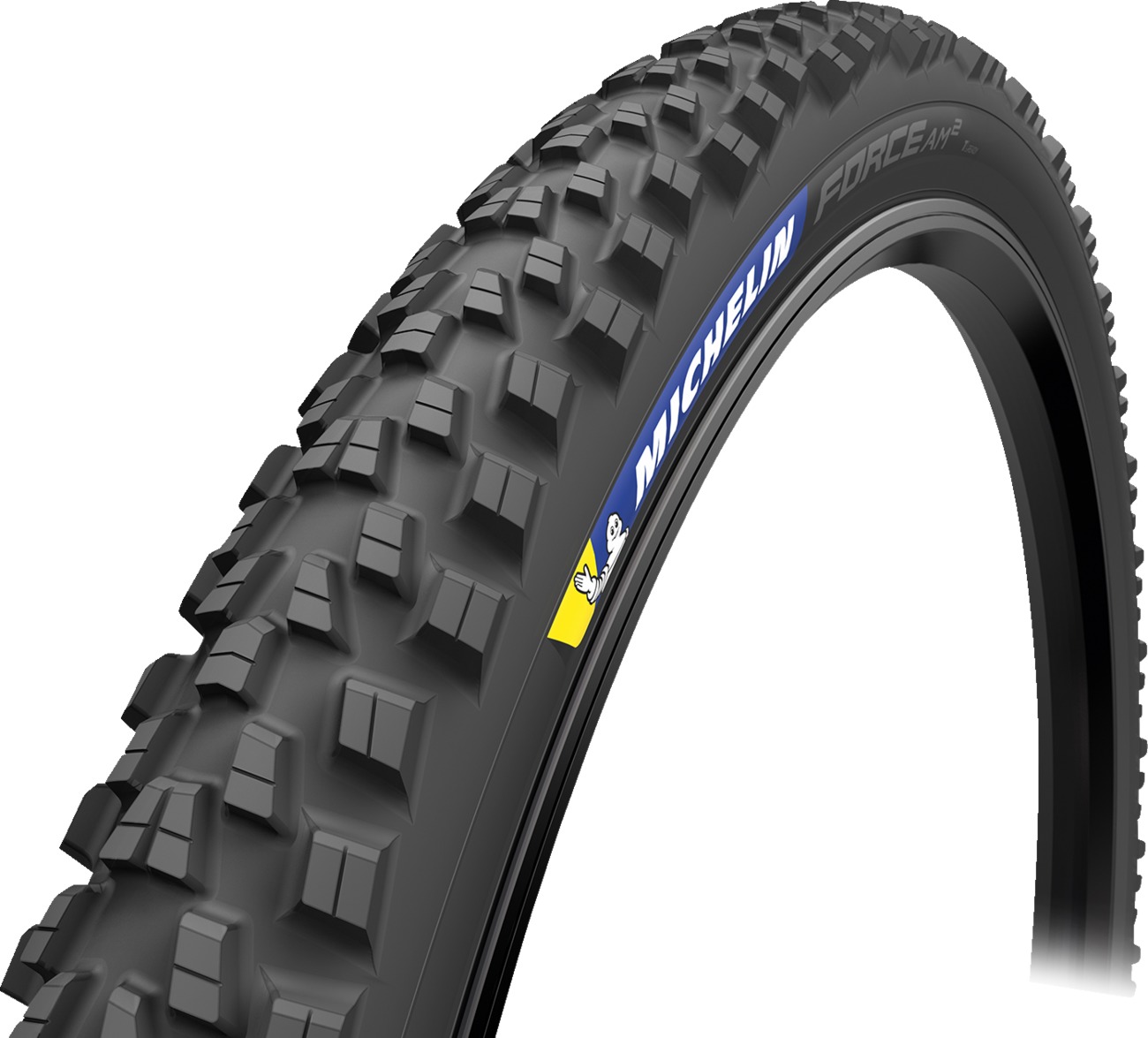 Michelin Force AM2 Competition Bicycle Tire 27.5x2.60 Black - 27.5x2.60 tire for hard-packed and mixed terrain - Click Image to Close