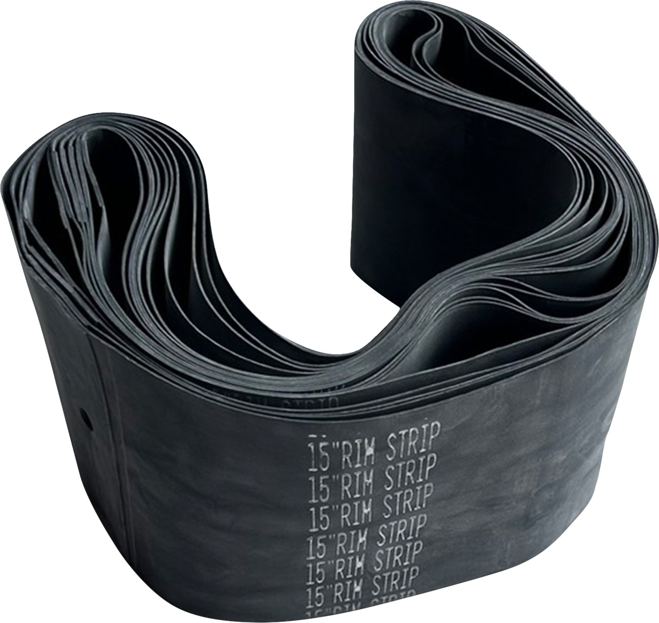 Drag Specialties Rim Strip 15in x 5in Center Valve Hole 10 Pack - Heavy-duty rubber rim strip, 15in x 5in, 10 pack - Click Image to Close
