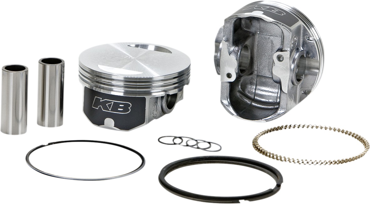 Cast Piston Kit TC96 to 103CI 10.0:1 STD - Click Image to Close