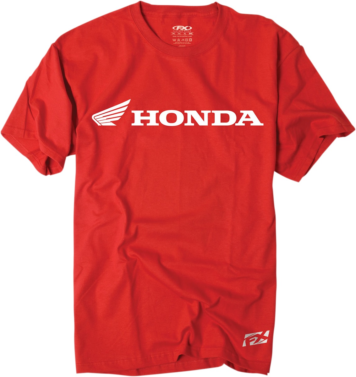 Factory Effex Men's Honda Horizontal Tee Red 2XL - Click Image to Close