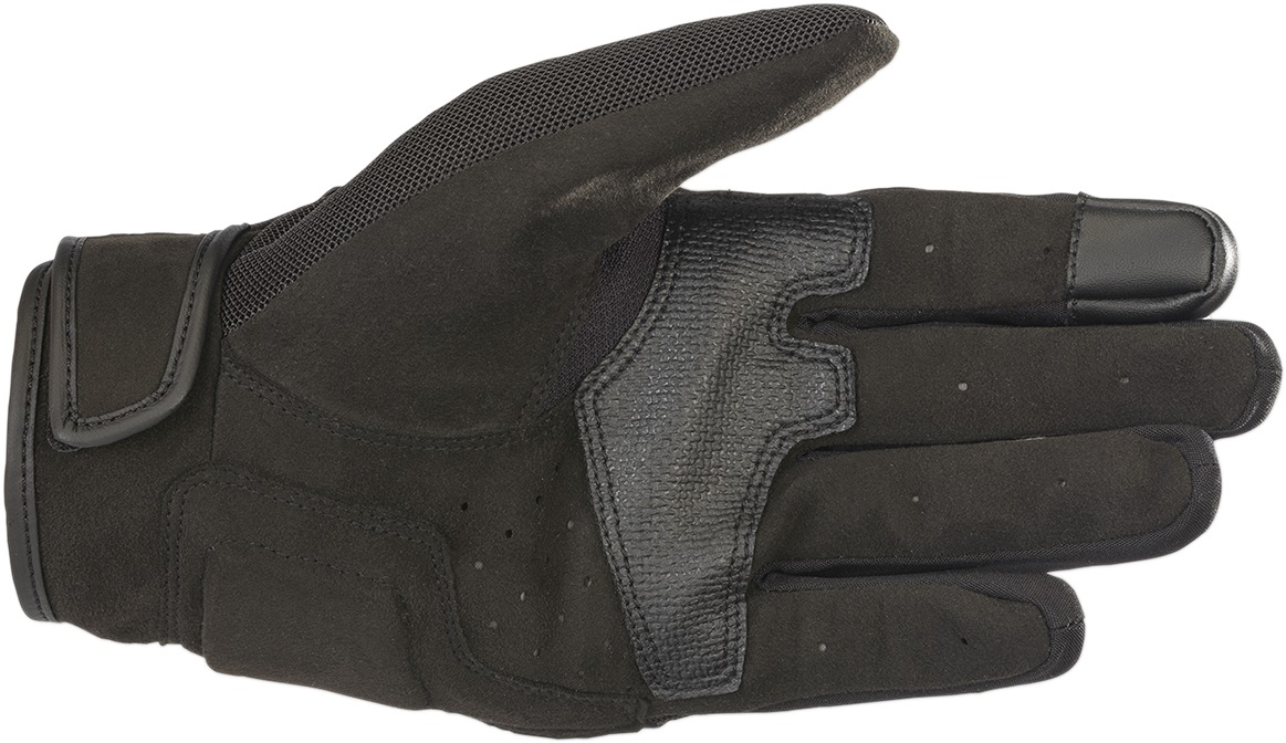 C Vented Air Street Riding Gloves Black Large - Click Image to Close