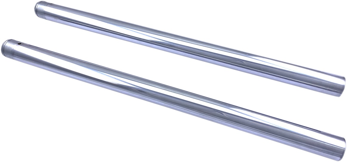 39MM Hard Chrome Fork Tubes - Standard Length 24.81" - Replaces Harley # 45395-04 - Click Image to Close