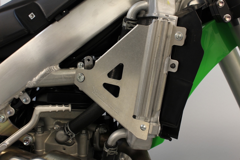 Radiator Braces - For 16-18 Kawasaki KX450F - Click Image to Close