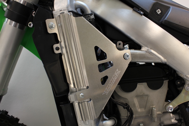 Radiator Braces - For 16-18 Kawasaki KX450F - Click Image to Close