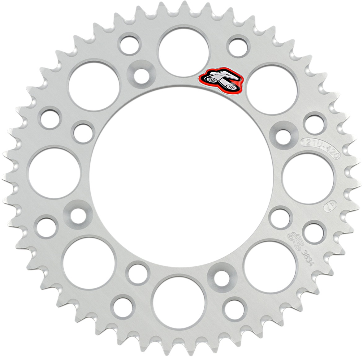 420 47T Rear Sprocket Silver - For 18-20 Yamaha YZ65 - Click Image to Close
