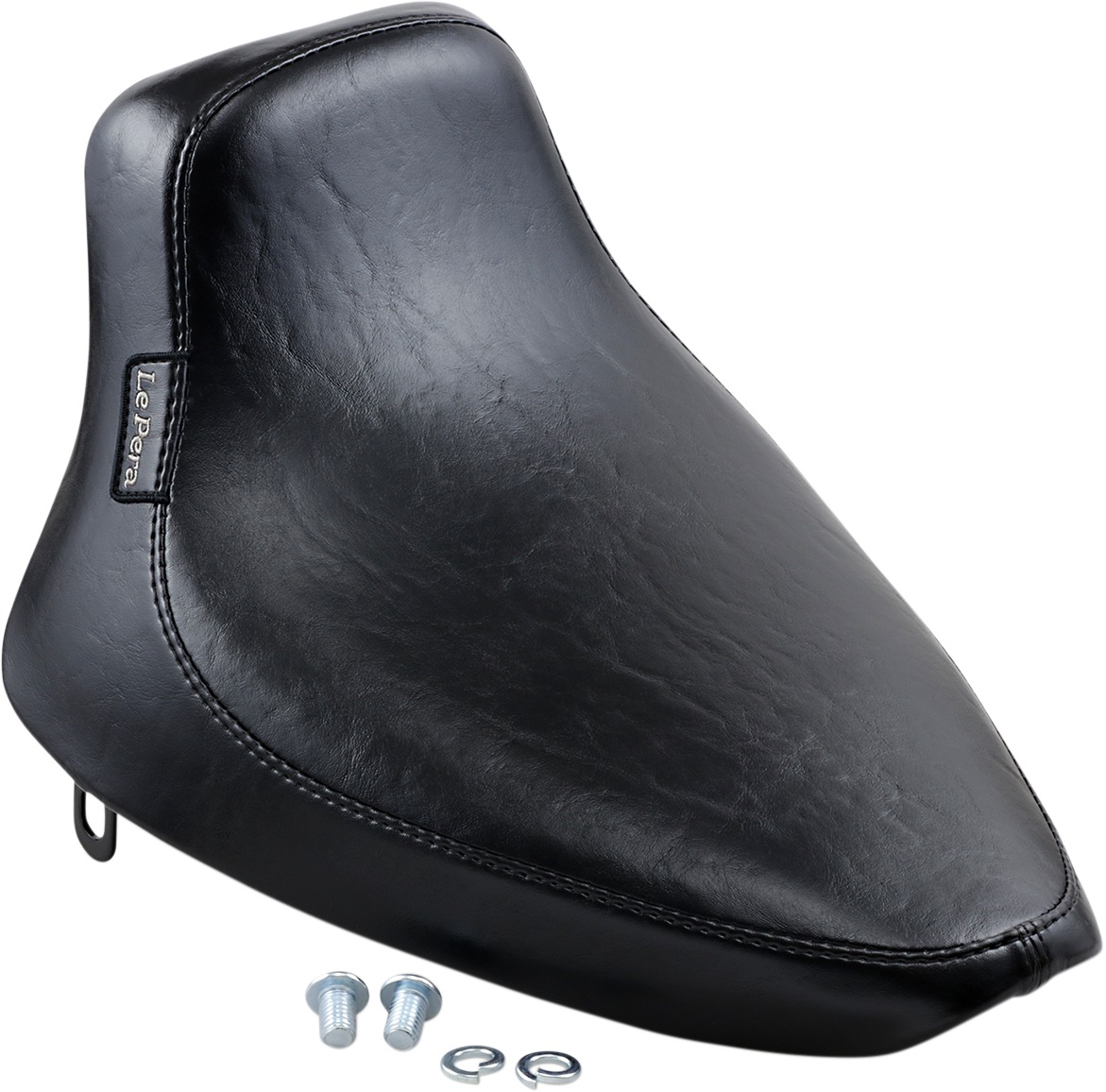 Le Pera Silhouette Solo Seat Black Smooth Fits 1984-1999 Softail - Click Image to Close