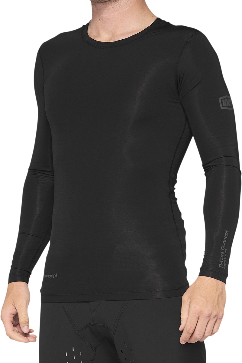 Men's R-Core Long Sleeve Jersey - Rcore Concept Ls Jsy Blk Lg - Click Image to Close