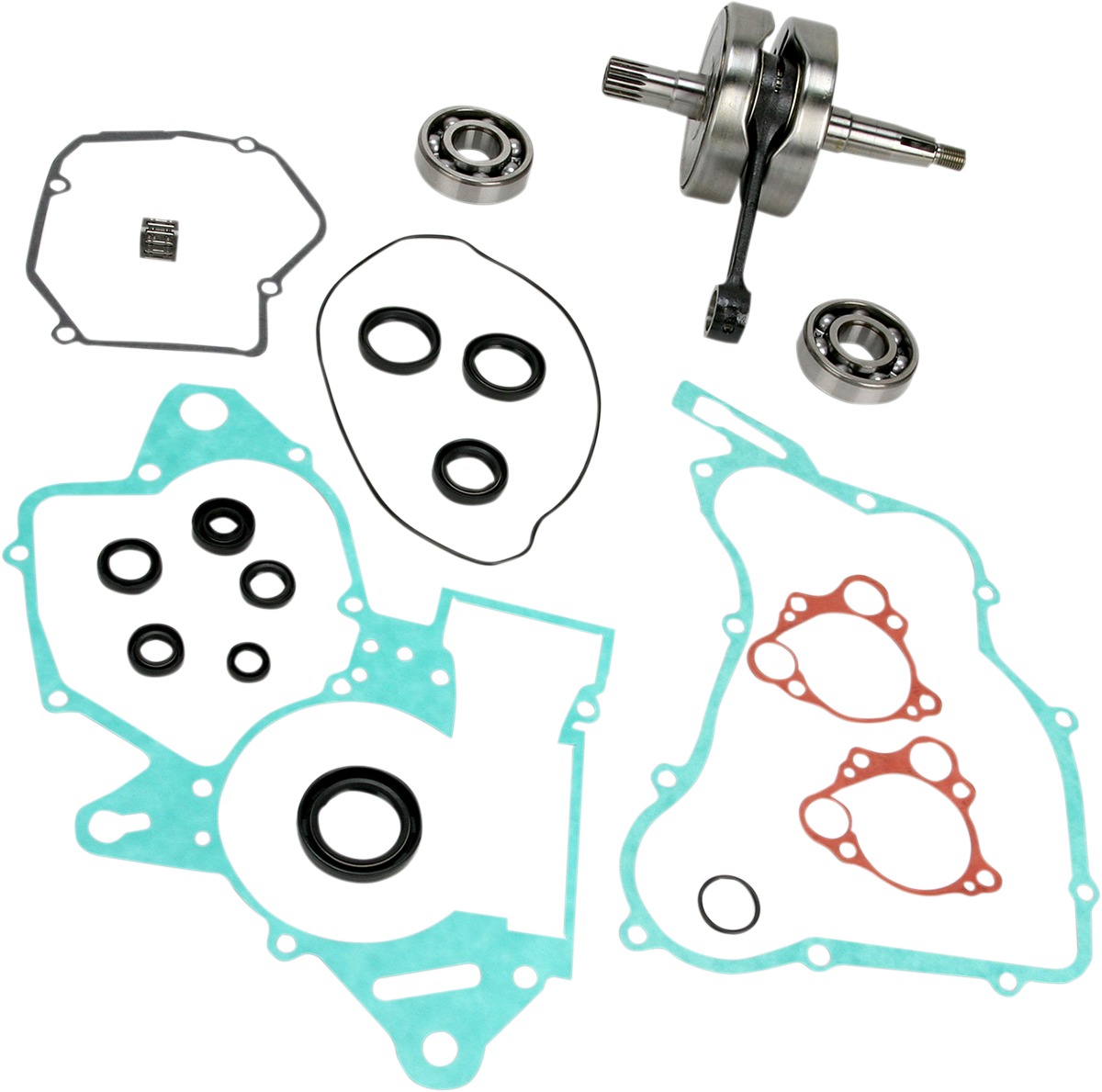 Complete Bottom End Rebuild Kit - For 03-04 Honda CR125R - Click Image to Close