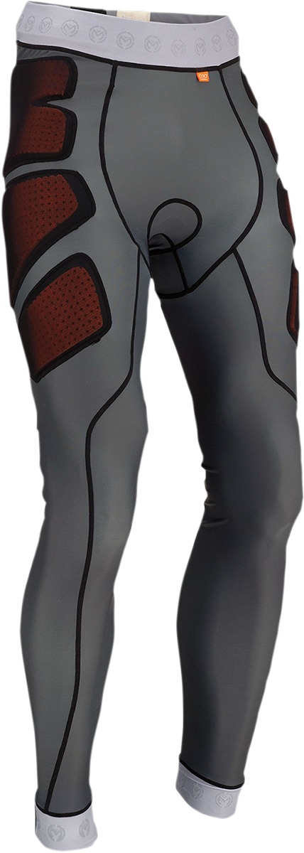 Moose XC1 Guard Pants Men's Small Gray/Dark Red/Black Offroad - Men's Small XC1 Guard Pants, Gray/Dark Red/Black - Click Image to Close