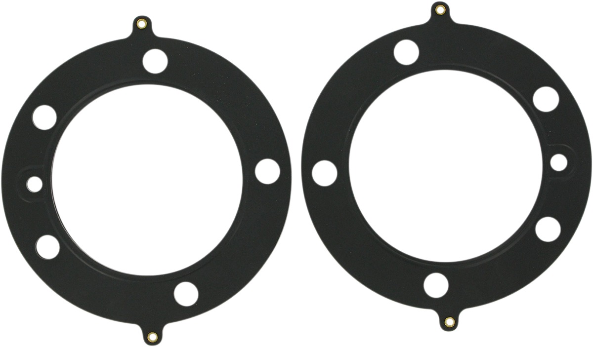 Cometic MLS Head Gasket .040in 2-Pack For Harley Shovelhead 66-84 - .040in MLS head gasket pair For Harley Shovelhead 1966-1984 - Click Image to Close