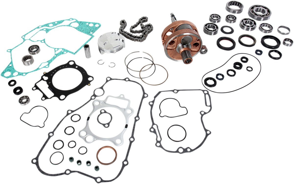 Engine Rebuild Kit w/ Crank, Piston Kit, Bearings, Gaskets & Seals - For 2007 CRF250R - Click Image to Close