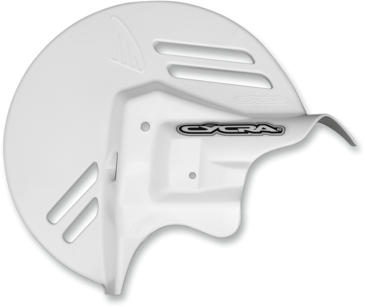 Cycra Factory Disc Cover White Fits Yamaha YZ - Click Image to Close