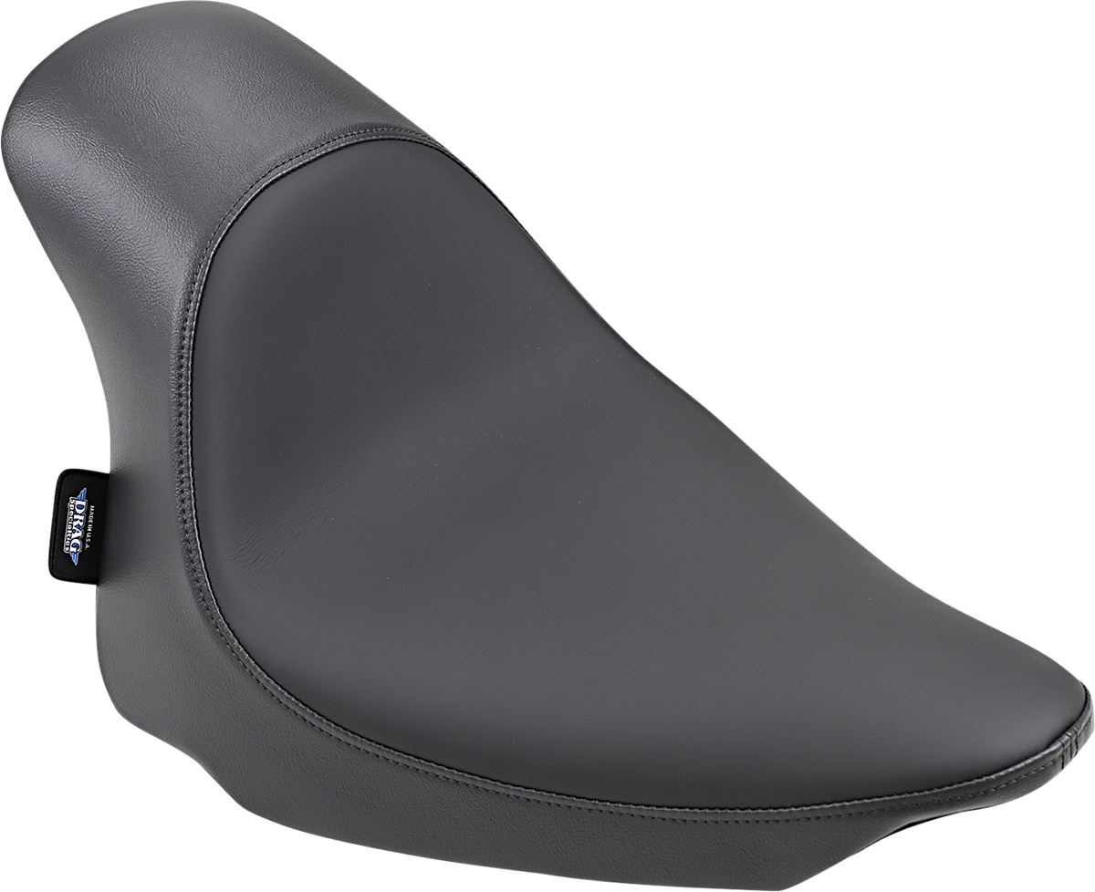Drag Specialties EZ Mount Solo Seat Black For Harley Softail Models - Solo seat fits Harley FLSTC, FLSTN, FLSTSC, FLSTSI, FLSTS - Click Image to Close