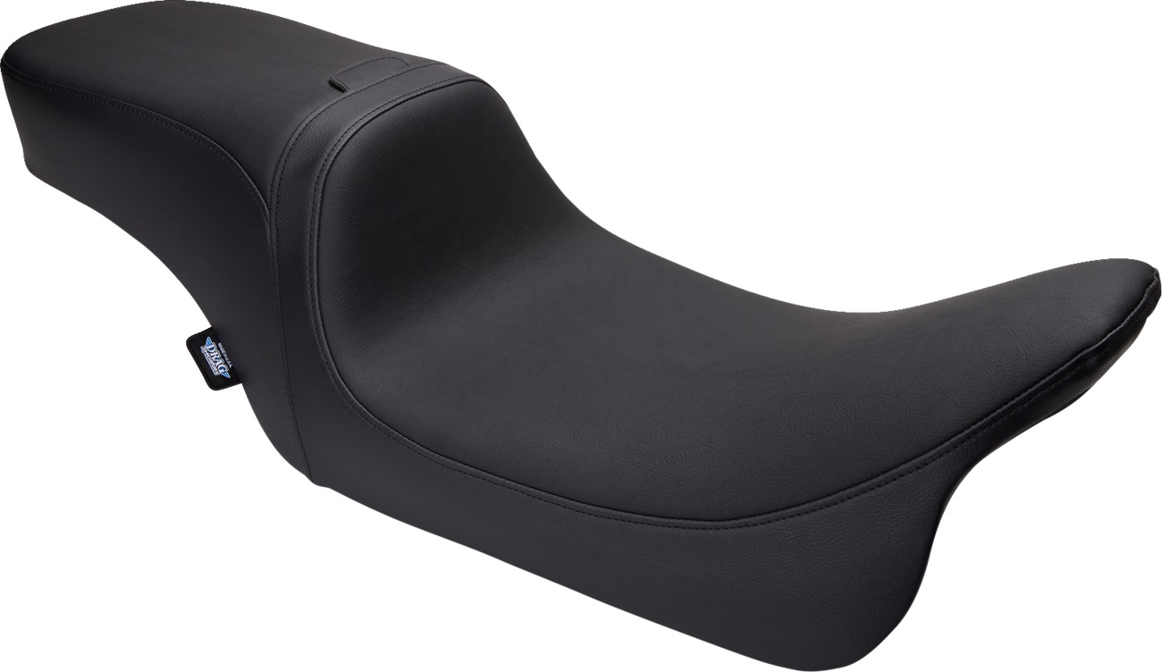 Drag Specialties Performance Predator 2-Up Seat Black For Harley Touring - 2-up seat for Harley-Davidson Touring models - Click Image to Close