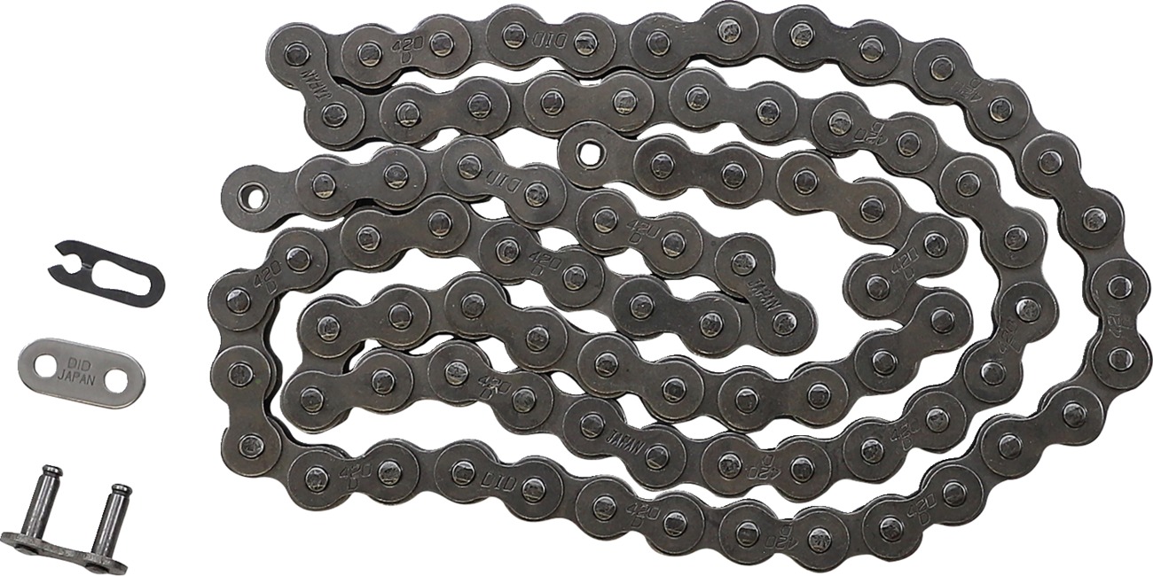 D.I.D Standard 420D Non-O-Ring Chain 86-Link Natural - Click Image to Close