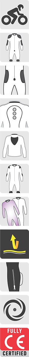 GP+ Venom One-Piece Suit Black/Gray/Yellow US 58 - Click Image to Close