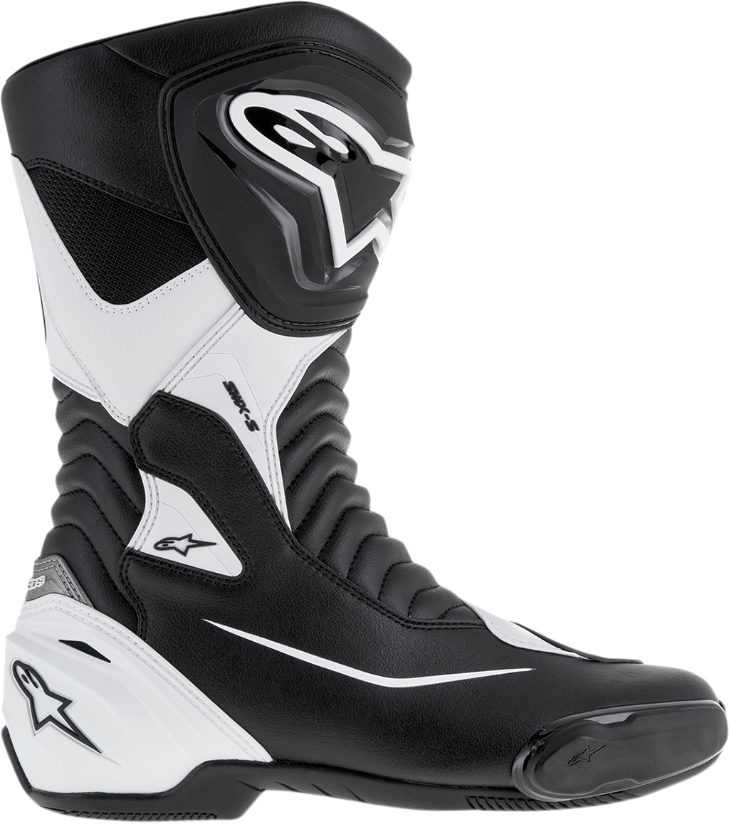 SMX-S Street Riding Boots Black/White US 12.5 - Click Image to Close