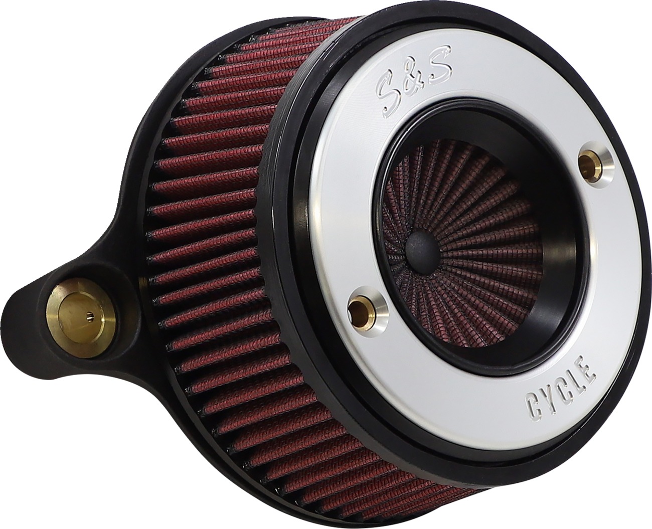 S&S Air Stinger Stealth Air Cleaner Kit Chrome For Harley M8 Models - High-flow air cleaner kit For Harley M8 Models - Click Image to Close