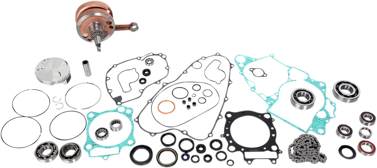 Engine Rebuild Kit w/ Crank, Piston Kit, Bearings, Gaskets & Seals - 07-08 CRF450R - Click Image to Close
