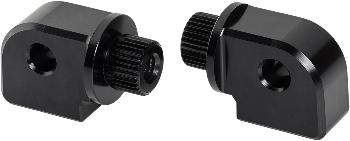 Arlen Ness Splined Peg Mount Black Fits Indian Scout - Click Image to Close