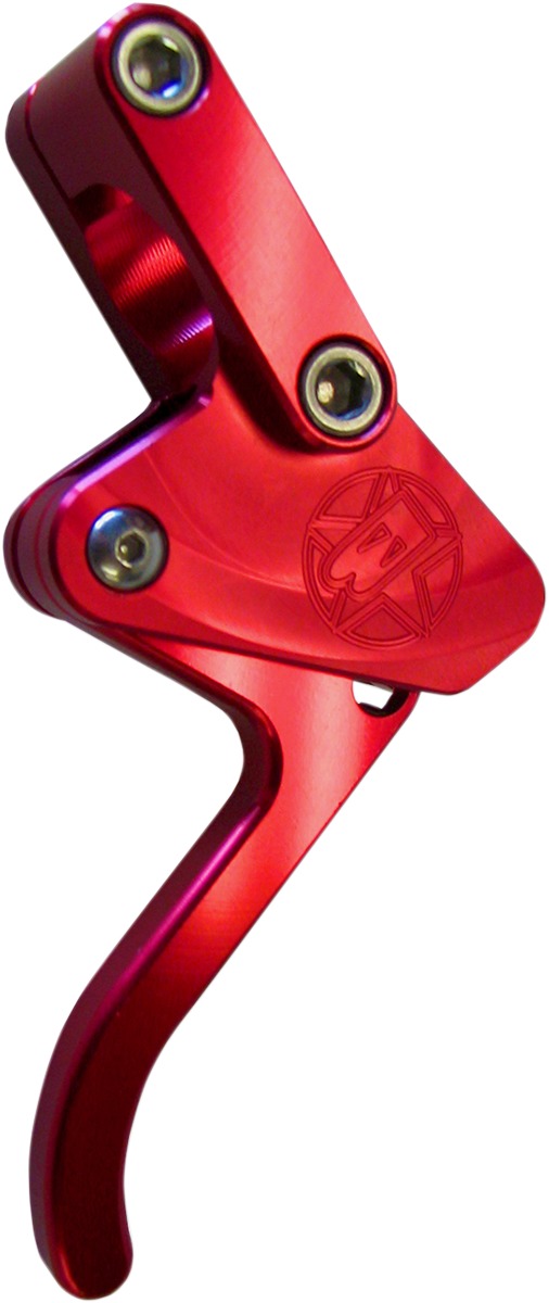 Billet Aluminum Throttle Lever Assembly Red - For Watercraft - Click Image to Close