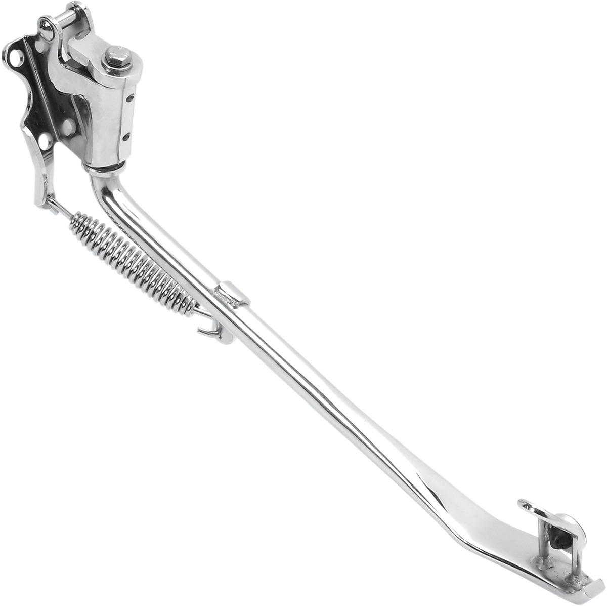 Drag Specialties Chrome Kickstand Kit Stock Length For Harley Softail - Kickstand kit For Harley-Davidson Softail models - Click Image to Close
