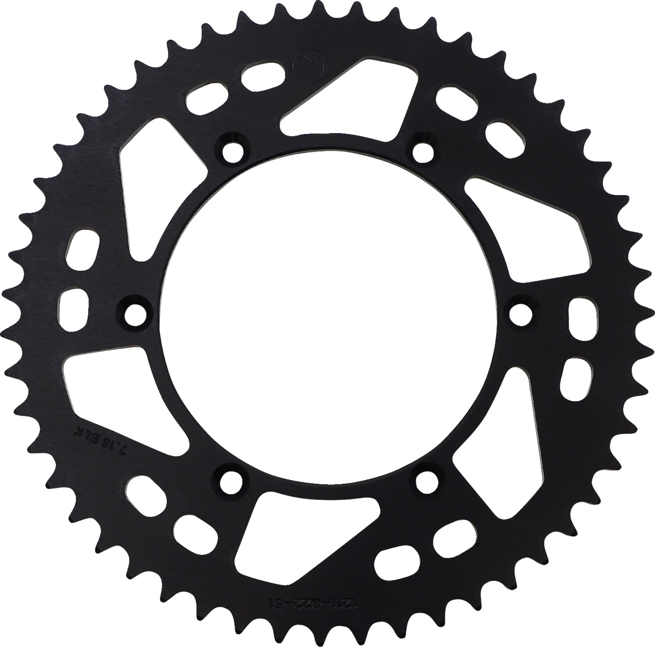 Moose Offroad Rear Aluminum Sprocket 51T Black 520 For Beta Gas Gas Suzuki - Click Image to Close
