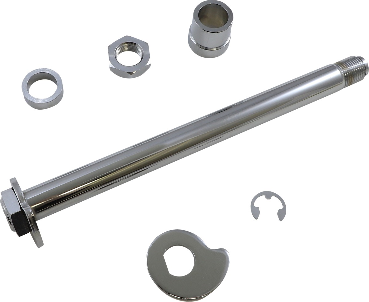 Drag Specialties Rear Axle Kit Chrome Harley FL Touring 02-07 - Rear axle kit For Harley FL Touring 2002-2007 - Click Image to Close