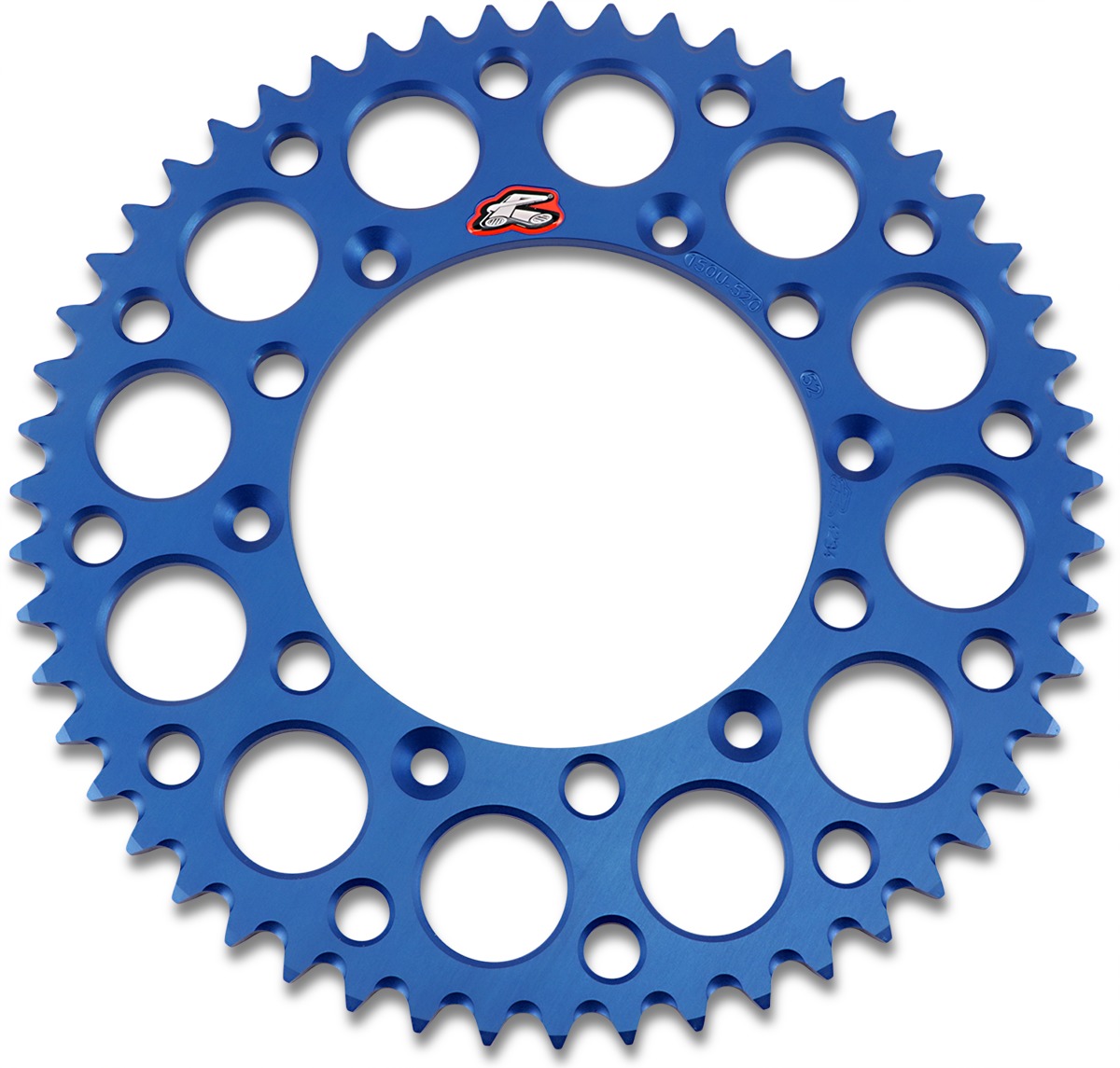 520 52T Rear Sprocket Blue - For Yamaha WR YZ - Click Image to Close