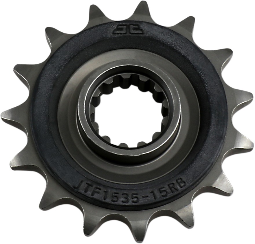 JT 15T-525 Front Sprocket w/ Rubber Damper Steel For 98-08 Kawasaki ZX600G ZZR600 - Click Image to Close