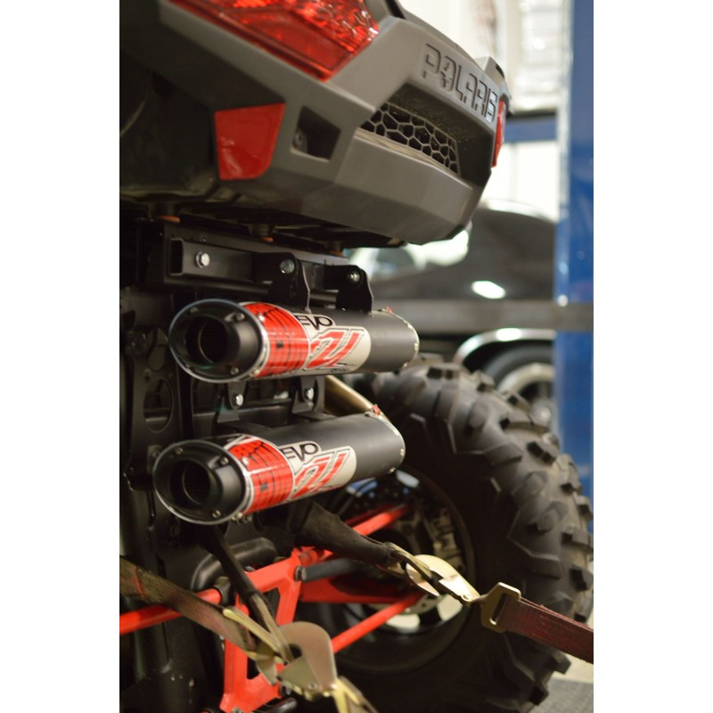 Big Gun EVO U Dual Full Exhaust Black Fits 14-16 Polaris RZR XP 1000 & XP4 - Click Image to Close