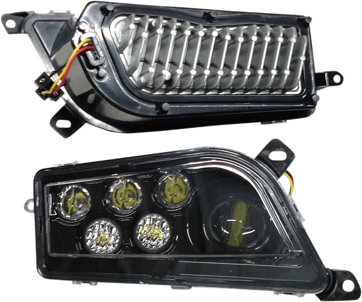 LED Headlight Conversion Kit 2 Piece - Polaris RZR 1000 & Turbo, General - Click Image to Close
