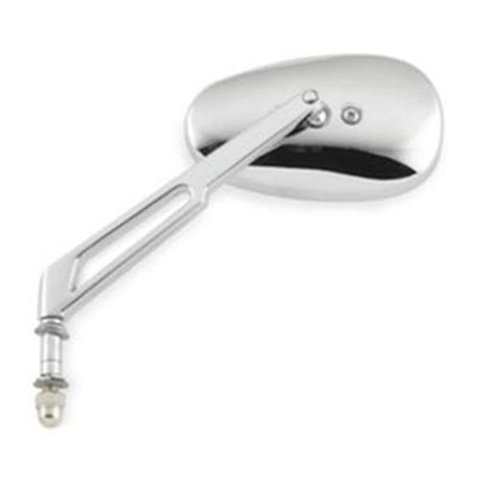 BikeMaster Custom Mirror Chrome 4-15/16" For Low Rise Bars - Click Image to Close