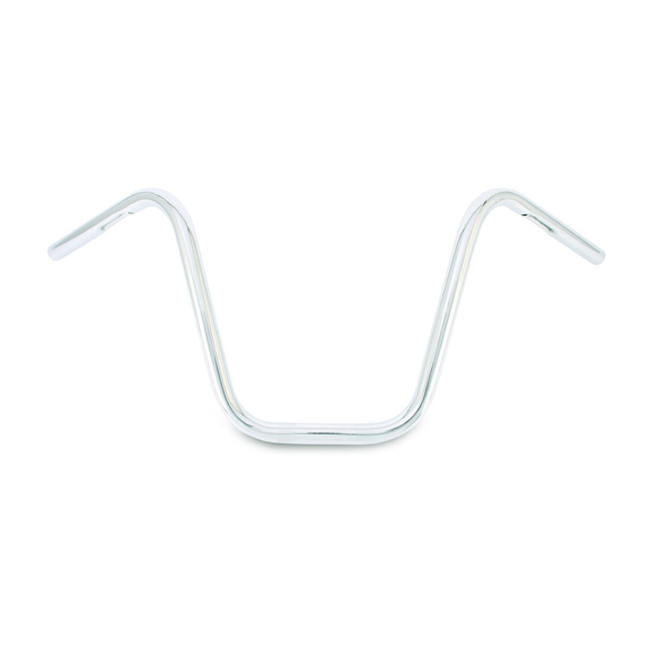 12" Narrow Bottom Apes - Ape Hanger Bars Chrome 1.00" Dia. - 33W-12H-6PB - Click Image to Close