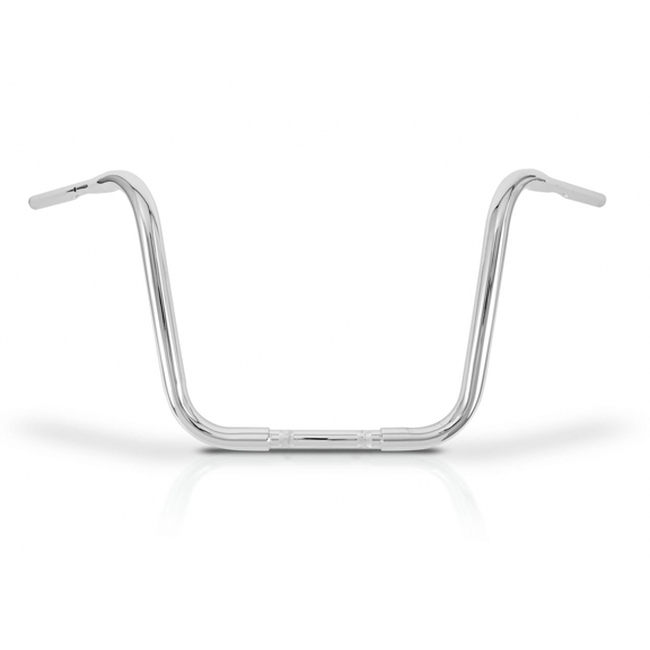 14" Gorilla Apes Bars - Ape Hangers Chrome (TBW) 1.25" Dia. - 39W-14H-10PB - Click Image to Close