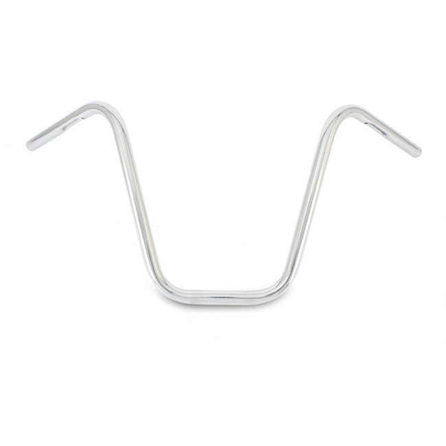 14" Narrow Bottom Apes - Ape Hanger Bars Chrome 1.00" Dia. - 32.5W-14H-7PB - Click Image to Close