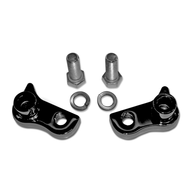 Black Rear Lowering Block Kit - 00-03 Harley Davidson Sportster - Click Image to Close